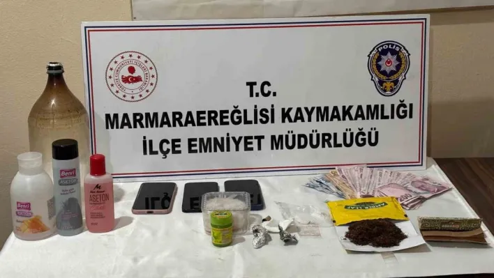 Tekirdağ'da uyuşturucu operasyonunda bir şüpheli yakalandı