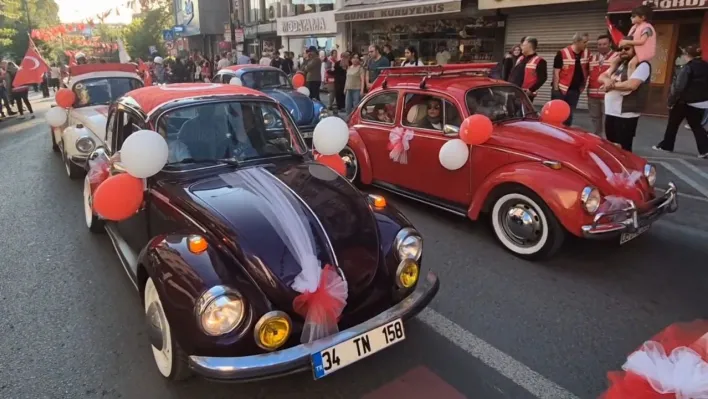 Tekirdağ'da vosvoslu 19 Mayıs korteji