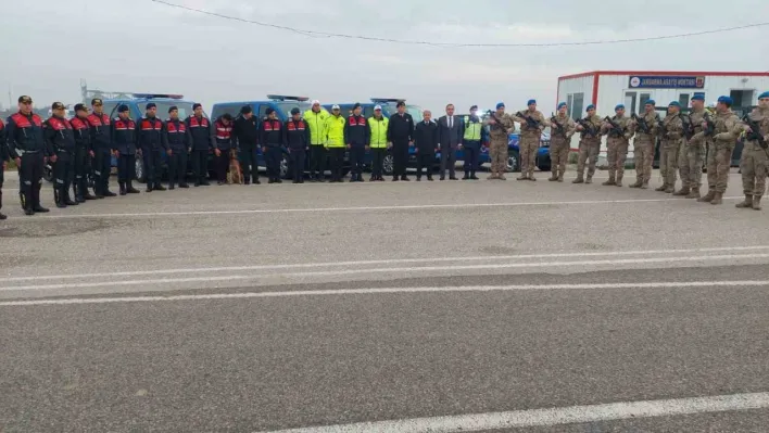 Tekirdağ'da yılbaşında emniyet ve jandarma görevi başında