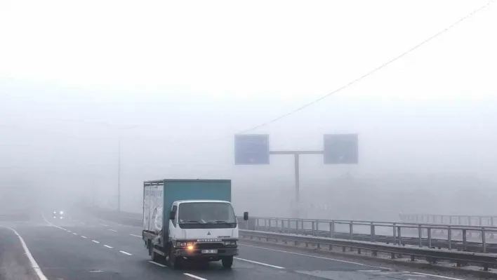 Tekirdağ'da yoğun sis