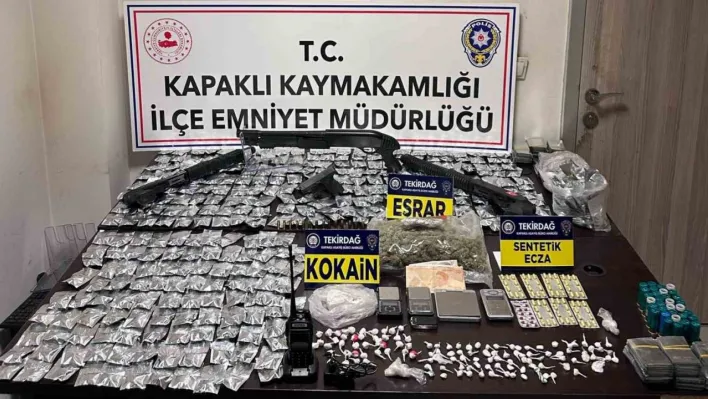 Tekirdağ'da zehir tacirlerine geçit yok