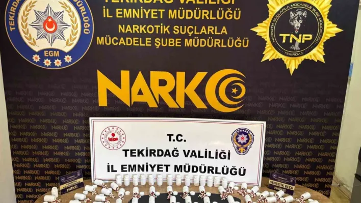 Tekirdağ'da zehir tacirlerine yönelik operasyon: 6 kişi tutuklandı