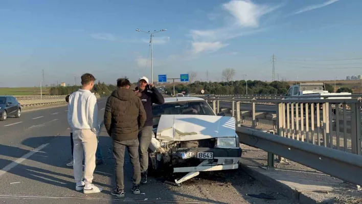 Tekirdağ'da zincirleme kaza: 2 yaralı