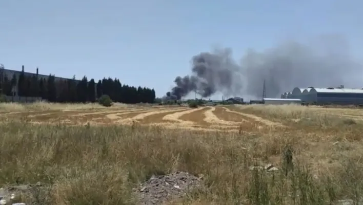 Tekirdağ'daki fabrika yangını söndürüldü