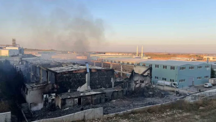 Tekirdağ'daki fabrika yangını söndürüldü