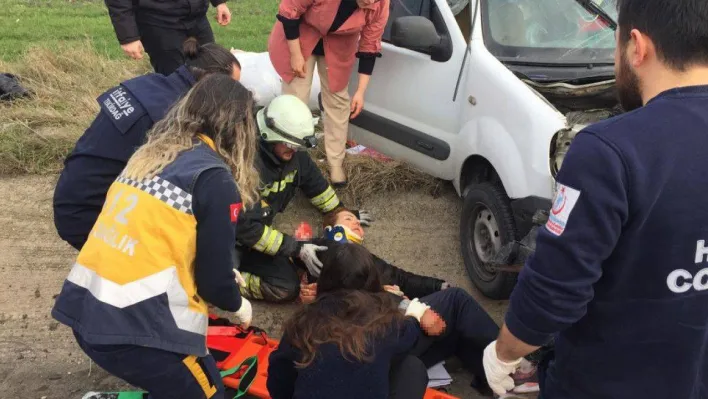 Tekirdağ'daki feci kazada can pazarı yaşandı: 2'si ağır 4 yaralı