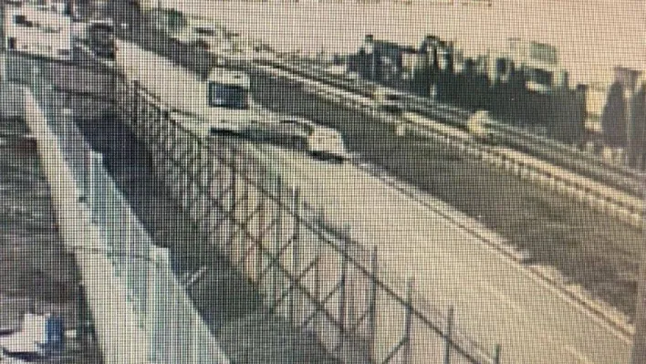 Tekirdağ'daki zincirleme kaza kamerada