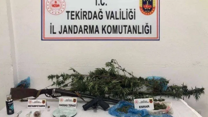 Tekirdağ'ın 4 ilçesinde uyuşturucu operasyonu: 10 gözaltı