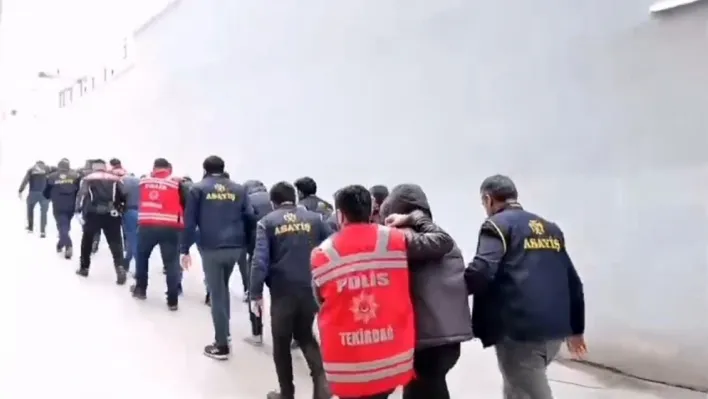 Tekirdağ merkezli 3 ilde eş zamanlı operasyon: 6 milyon TL'lik kablo hırsızlığı çetesi çökertildi