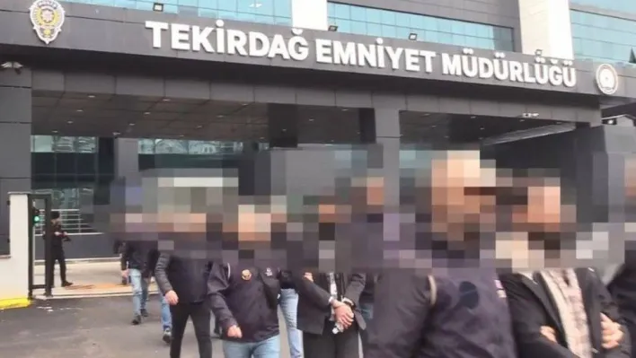 Tekirdağ merkezli 4 ildeki DEAŞ operasyonunda yakalanan 18 kişi serbest