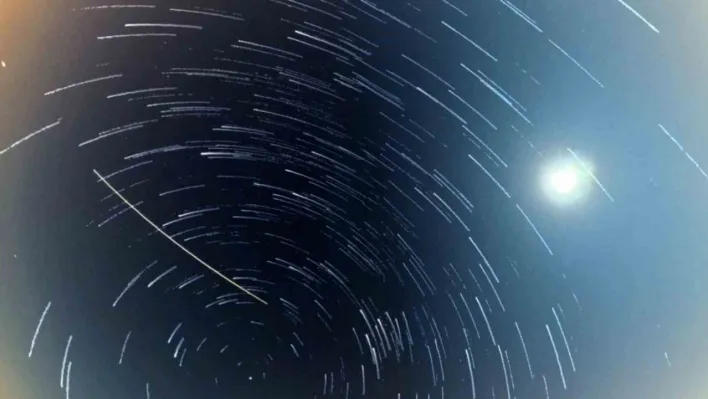 Tekirdağ semalarında muhteşem Perseid meteor yağmuru