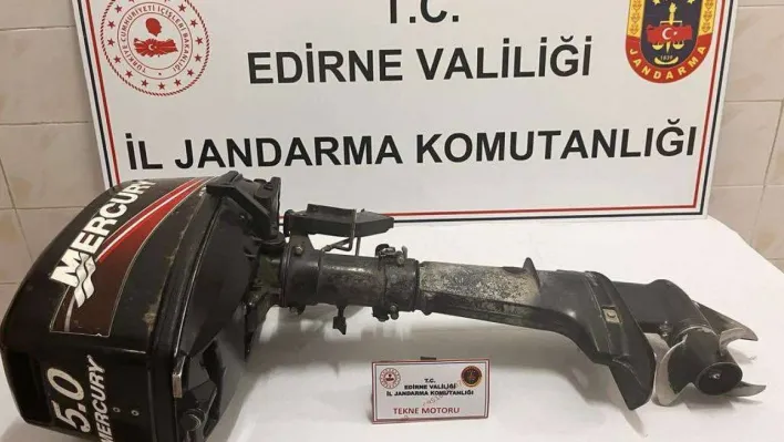 Tekne motoru çalan şüpheliler tutuklandı