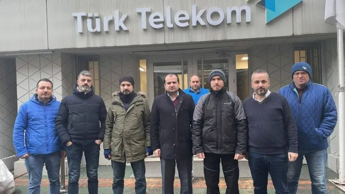 Telefon ve internet hatlarını onarmak için Sakarya'dan yola çıktılar