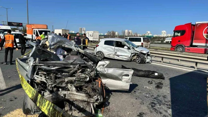 TEM Otoyolu'nda zincirleme trafik kazası: 1 ölü