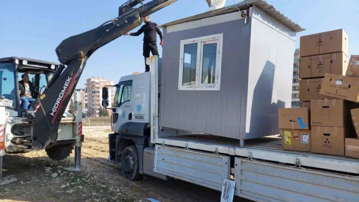 Temel ihtiyaçlar afet bölgesine ulaştırıldı