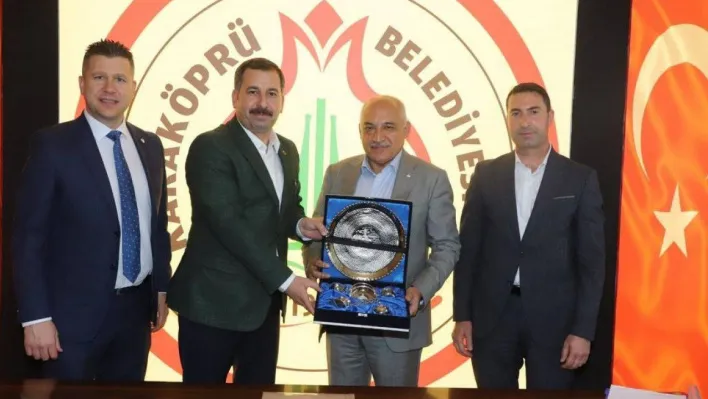 TFF Başkanı Büyükekşi'den, Karbel Karaköprü Belediye Spor'a ziyaret