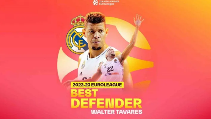 THY Euroleague'de yılın savunma oyuncusu Walter Tavares seçildi