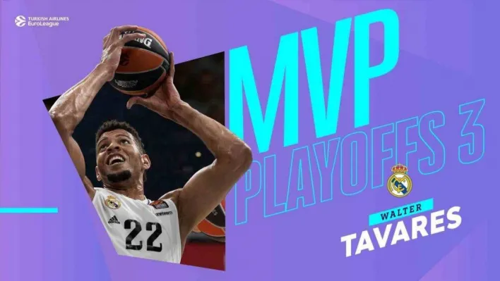 THY Euroleague play-off 3. maçlarının MVP'si Walter Tavares oldu