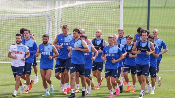 Trabzonspor, hazırlıklarına devam etti