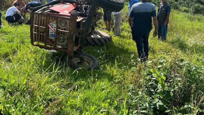 Traktörün altında kalan genç hayatını kaybetti