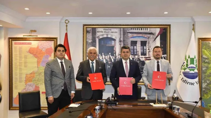 Trakya'nın en büyük canlı hayvan pazarı için protokol imzalandı