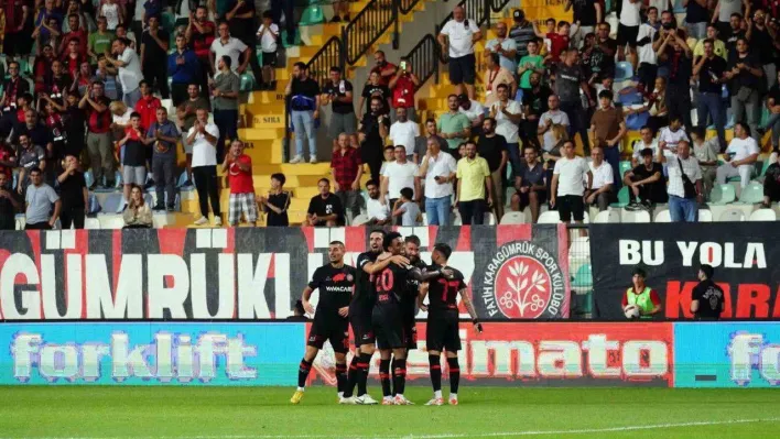 Trendyol Süper Lig: Fatih Karagümrük: 1 - MKE Ankaragücü:0 (İlk yarı)