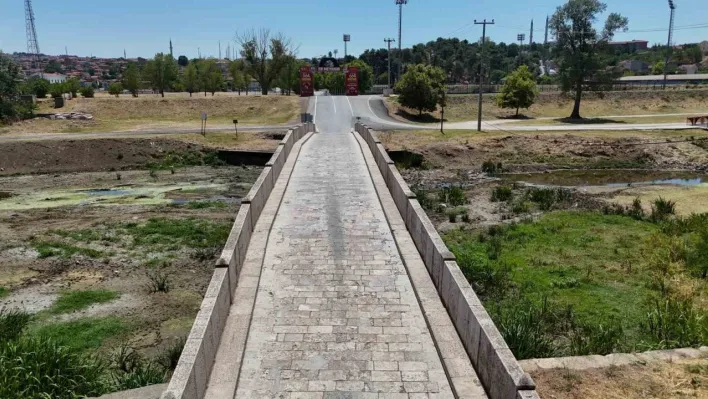 Tunca Nehri'nde su akışı durdu