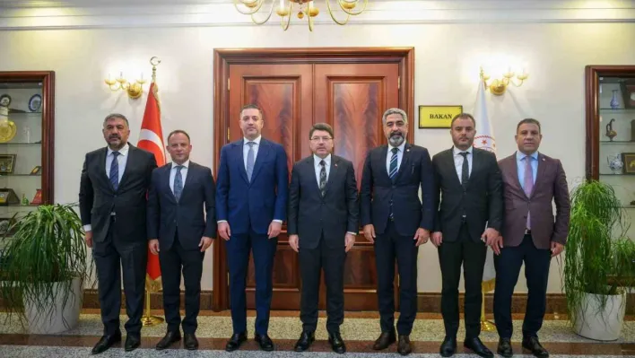 Türkiye Barolar Birliği Başkanı Sağkan'dan, Bakan Tunç'a teşekkür ziyareti