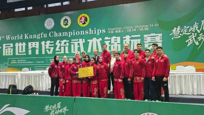 Türkiye Wushu Milli Takımı dünya şampiyonu oldu