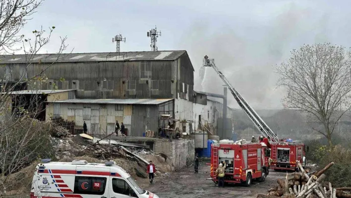 Tuzla'da iki katlı kimyasal ürün fabrikası alevlere teslim oldu. Bölgeye çok sayıda itfaiye ekibi sevk edildi.