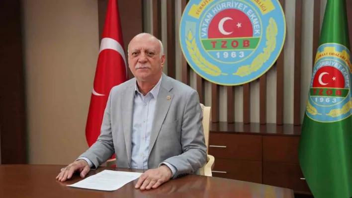 TZOB Başkanı Bayraktar: 'İçinde bulunduğumuz hasat döneminde çiftçilerimiz kuraklıkla nedeniyle yüzde 85'lere varan oranda verim düşüklüğüyle yüzleşmiştir'