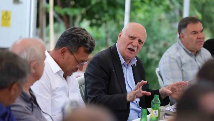 TZOB Genel Başkanı Bayraktar, büyükbaş hayvan besicileriyle bir araya geldi