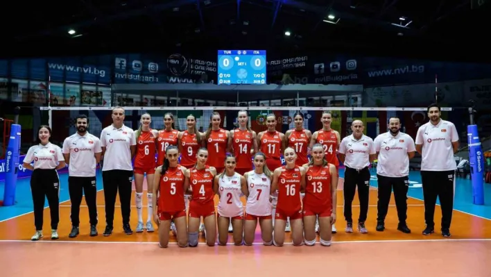 U20 Kadın Milli Voleybol Takımı, namağlup Avrupa şampiyonu