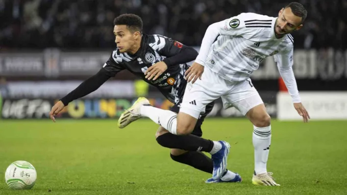 UEFA Avrupa Konferans Ligi: Lugano: 0 - Beşiktaş: 1 (İlk yarı)