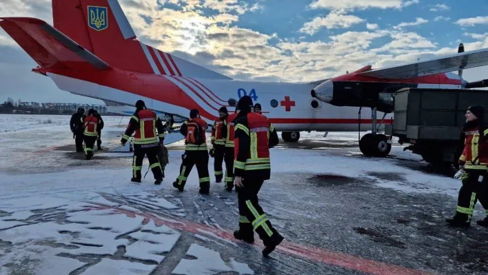 Ukrayna'dan Türkiye'ye yaklaşık 90 kişilik arama-kurtarma ekibi