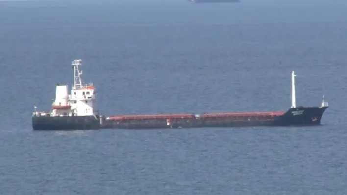 Ukrayna tahılını taşıyan gemi İstanbul Boğazı açıklarında