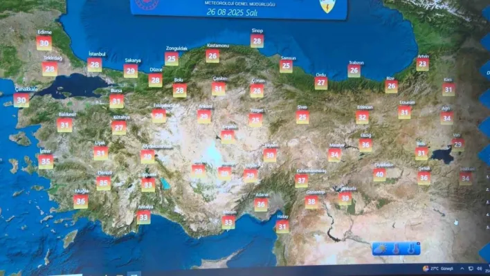 Ülke genelinde hava sıcaklıkları mevsim normalleri civarına düşüyor