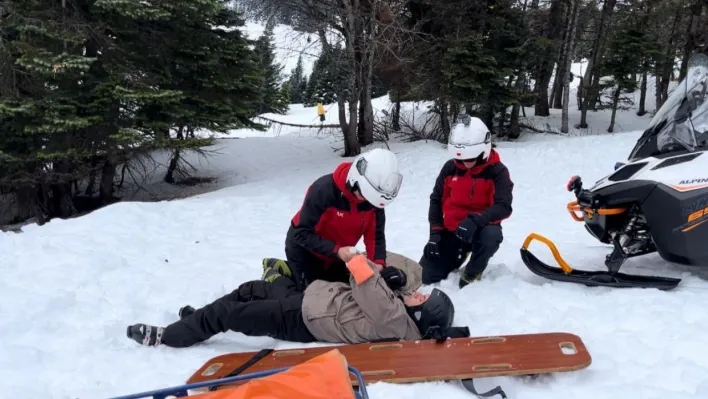 Uludağ'da sömestir boyunca hep hayat kurtardılar