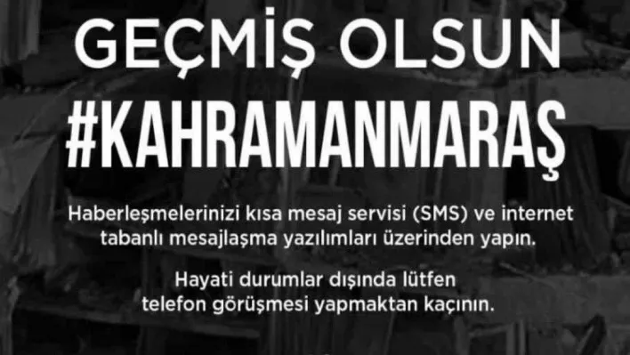 Ünlülerden 'geçmiş olsun' paylaşımı