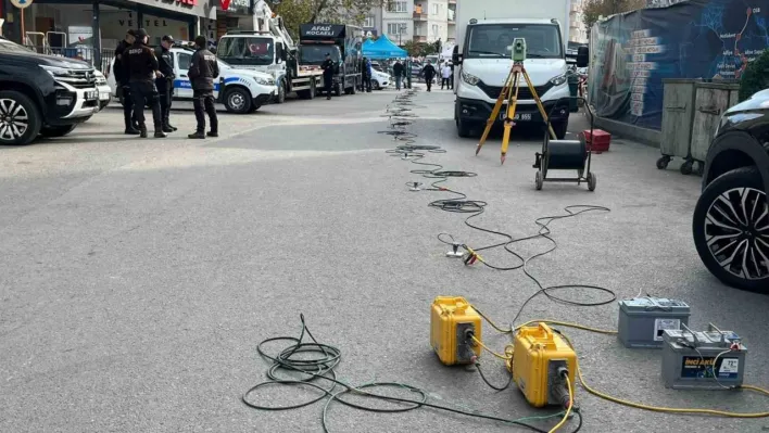 Uzman ekipler, Gebze'de 'sismik yansıma' ile yerin metrelerce altını inceliyor