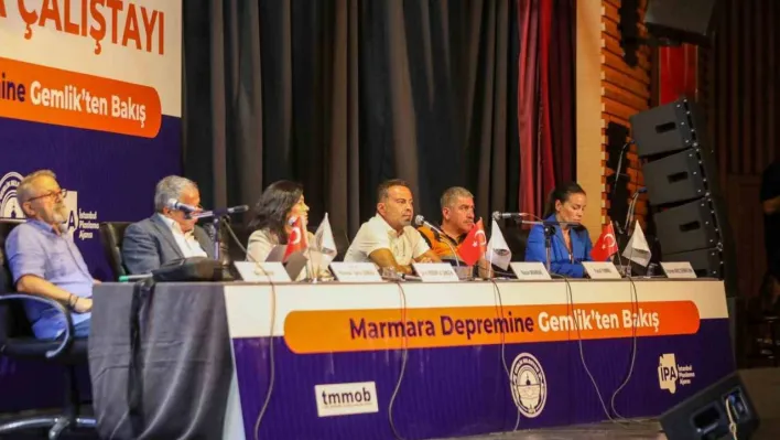 Uzman isimler Gemlik'te afetlere karşı alınacak tedbirleri konuştu