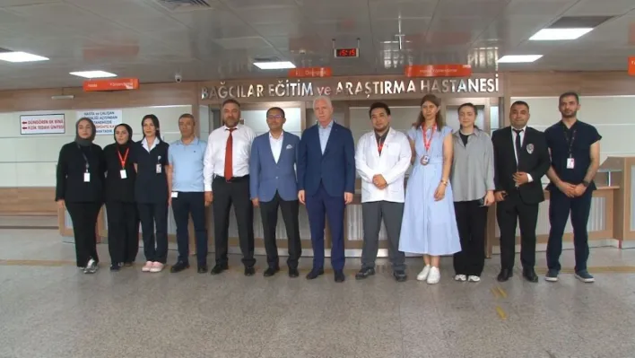 Vali Gül'den Bağcılar Eğitim ve Araştırma Hastanesi'ne bayram ziyareti