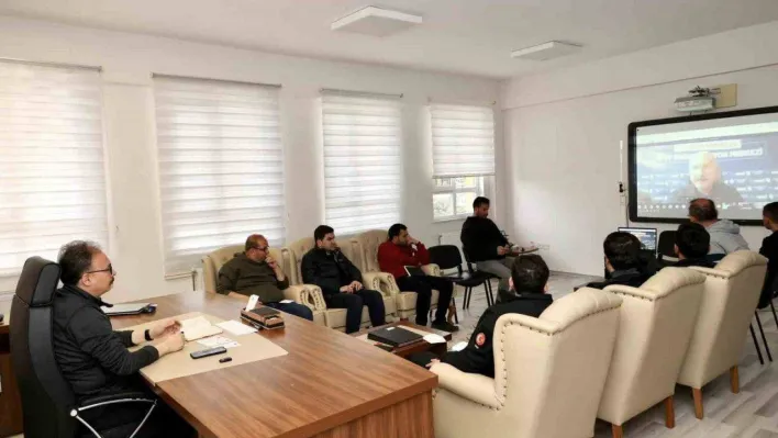 Vali Kızılkaya, Bakan Soylu başkanlığında yapılan toplantıya katıldı
