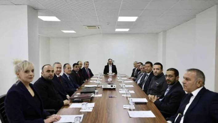 Vali Kızılkaya heyet toplantısına katıldı