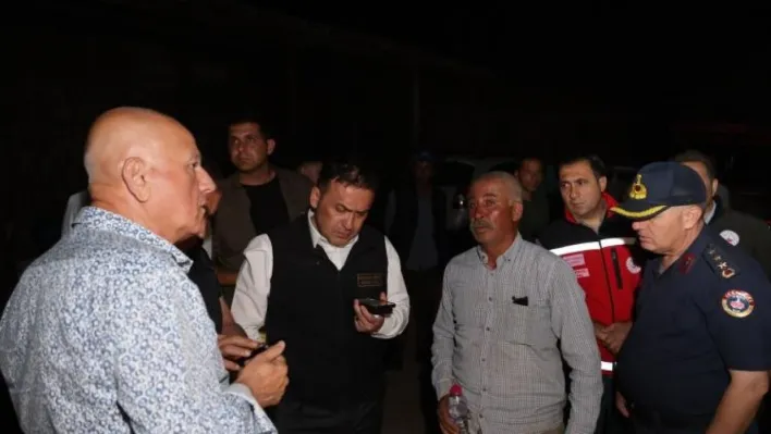 Vali Sözer yangın bölgesinde