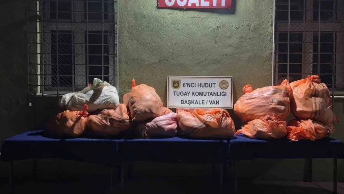 Van hudut hattında 340 kilo 500 gram uyuşturucu madde ele geçirildi