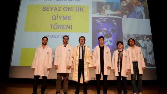 Veteriner hekim adayları beyaz önlüklerini giydi