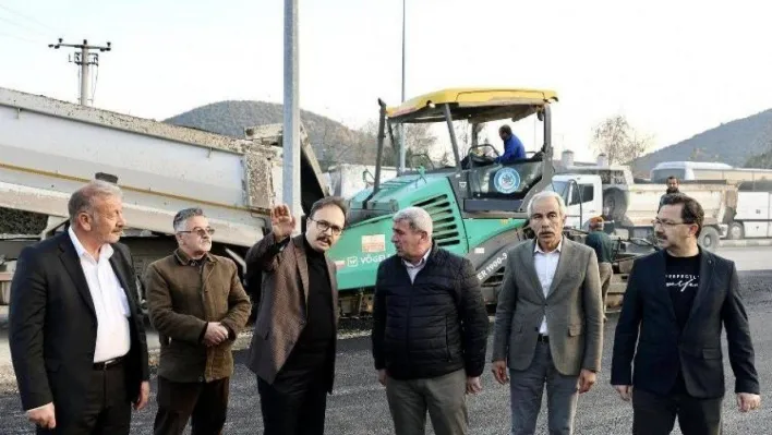 Vezirhan'da yol çalışmalarına başlandı