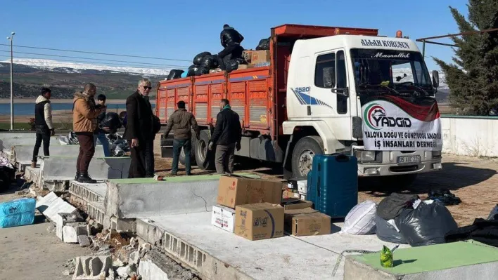 YADGİD'den deprem bölgesine yardım eli