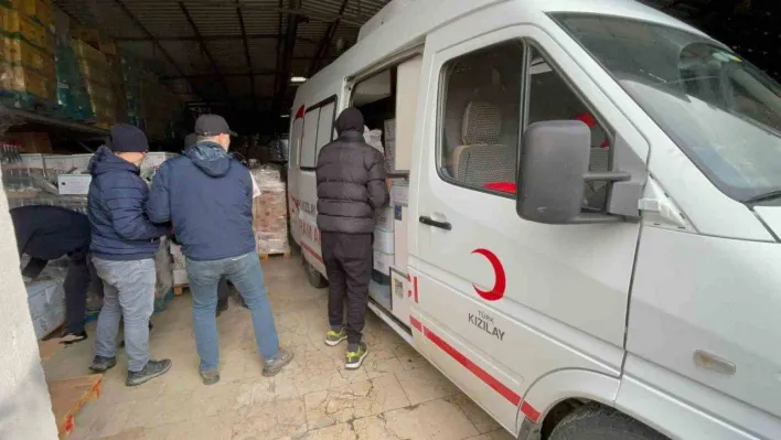 Yalova Belediyesi şirketi Yabeltaş'tan deprem bölgesine destek